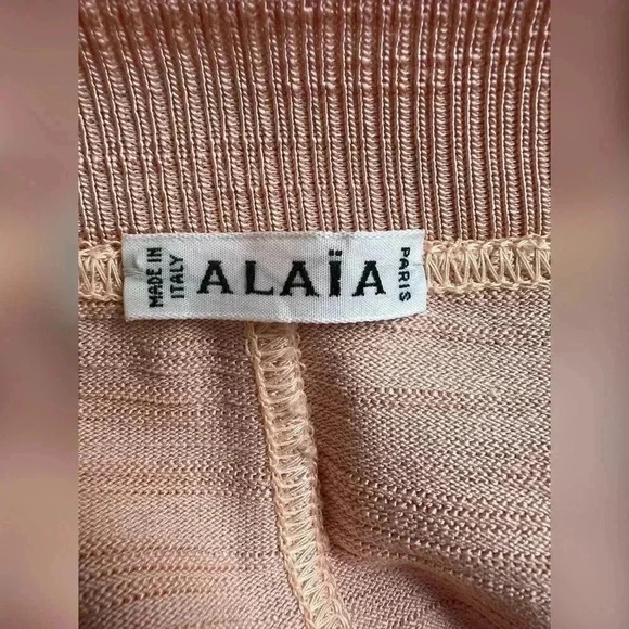 ALAIA Pink Bandage Skirt Size S $1260 Like New - Picture 2 of 4